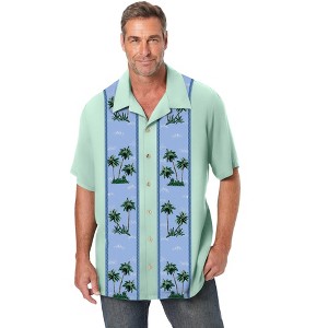 KingSize KS Island Printed Rayon Short-Sleeve Shirt - 1 of 4