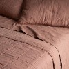 French Linen Box Stitch Quilted Sham Set | BOKSER HOME - 2 of 4