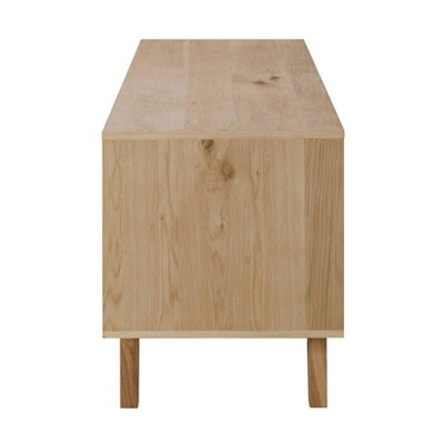 Giselle Light Oak and White Media Console