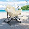 Ainfox Patio Hammock Chair Patio Camping Chair Patio Swing Chair For Indoor Outdoor - 4 of 4