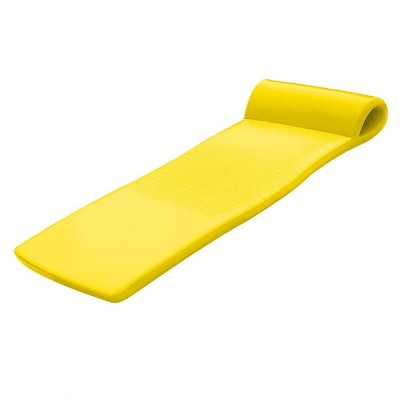 TRC Recreation Sunsation 70 Inch Foam Raft Lounger Swimming Pool Float, Yellow