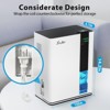 2 Pint Portable Dehumidifier for Home & Basement, High-Efficiency Quiet Air Dryer, White - 2 of 4