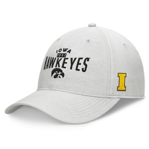 NCAA Iowa Hawkeyes Unstructured Chambray Cotton Hat - Gray - 1 of 4