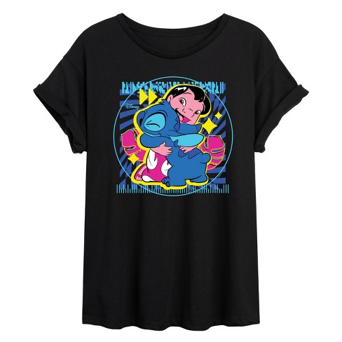 Women's - Disney - Lilo & Stitch Oversized Graphic T-Shirt - image 1 of 4