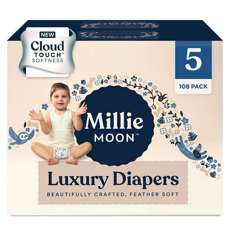 Millie Moon Luxury Diapers - (Select Size and Count), 1 of 13