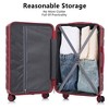 MAYEERTY 3-Piece Luggage Set (20"/24"/28") - PP Spinner Wheels, Carry-On, Matching Color, Combination Lock - 4 of 4