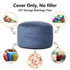 Bean Bag Covers Only, Corduroy Bean Bag Chair Cover, Washable Adult Bean Bag Couch Cover, No Filler - 2 of 4