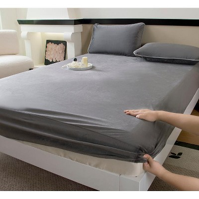 DOMETOUR Anti Slip Bed Sheet Cover with Elastic Elastic Band Suitable for Thick Mattresses