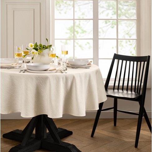 Continental Solid Texture Water And Stain Resistant Tablecloth - 70 ...