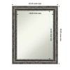 Amanti Art Filigree Non-Beveled Framed Bathroom Vanity Wall Mirror - 3 of 4