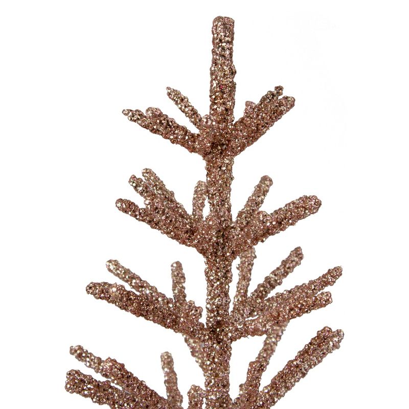 Northlight 18" Rose Gold Artificial Tabletop Christmas Tree - Unlit, 2 of 5