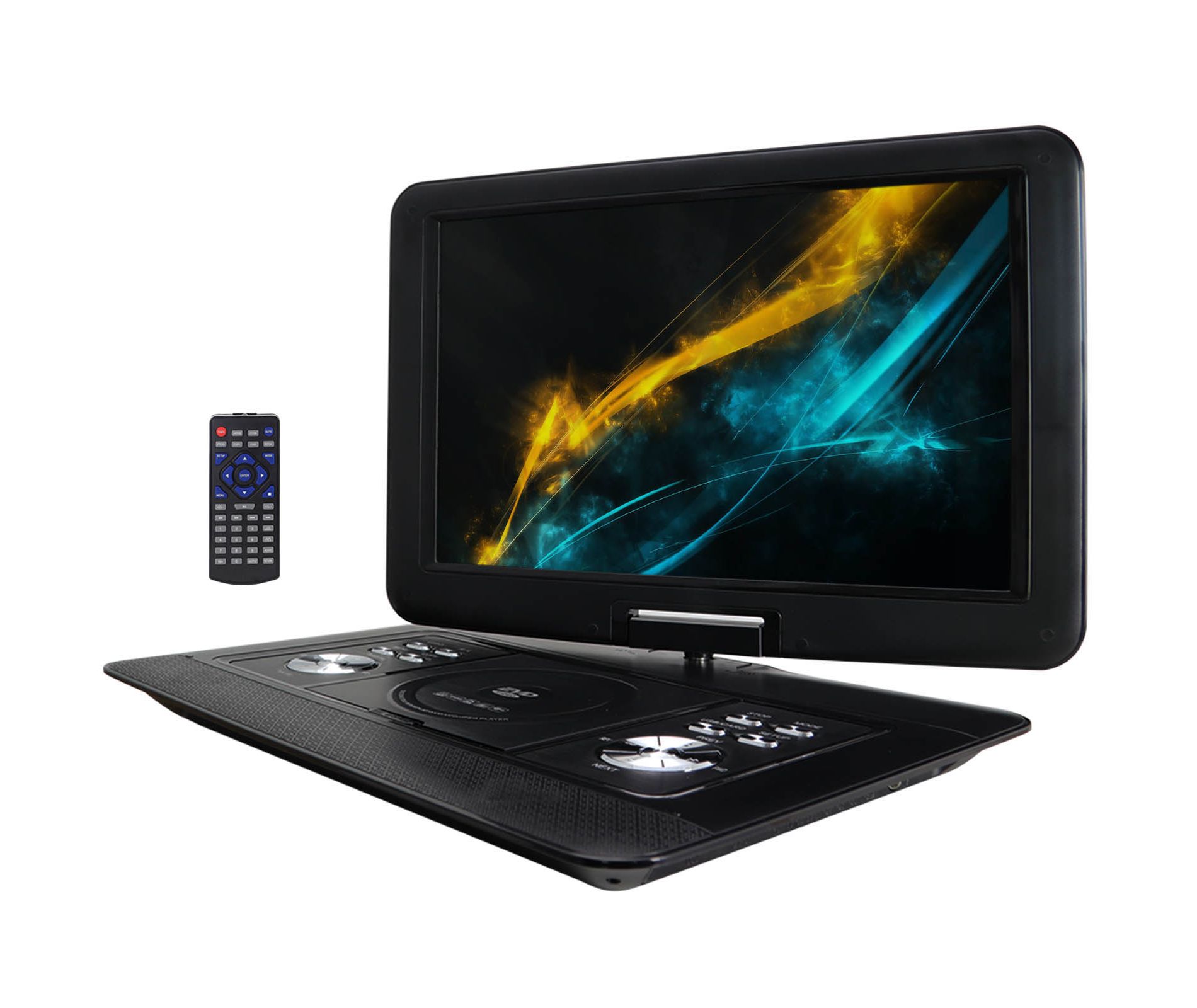 Trexonic 15.4 Inch Portable DVD Player with TFT-LCD Screen and USB/SD/AV Inputs