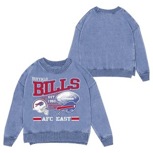 NFL Buffalo Bills Women's Long Sleeve Fashion Fleece Sweatshirt - 1 of 3