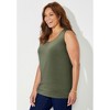 Catherines Women's Plus Size Petite Suprema Tank - 4 of 4
