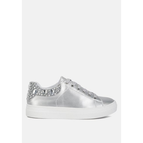 Gems Diamante Embellished Sneakers - image 1 of 4