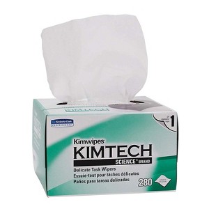 Kimtech Science 34155 Delicate Task Wipes 4.4 in. x 4.8 in. (3 Boxes of 280) - 1 of 3
