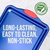 NutriChef 15” Non Stick Cookie Sheet, Medium Blue Commercial Grade Restaurant Quality Carbon Steel - 3 of 4
