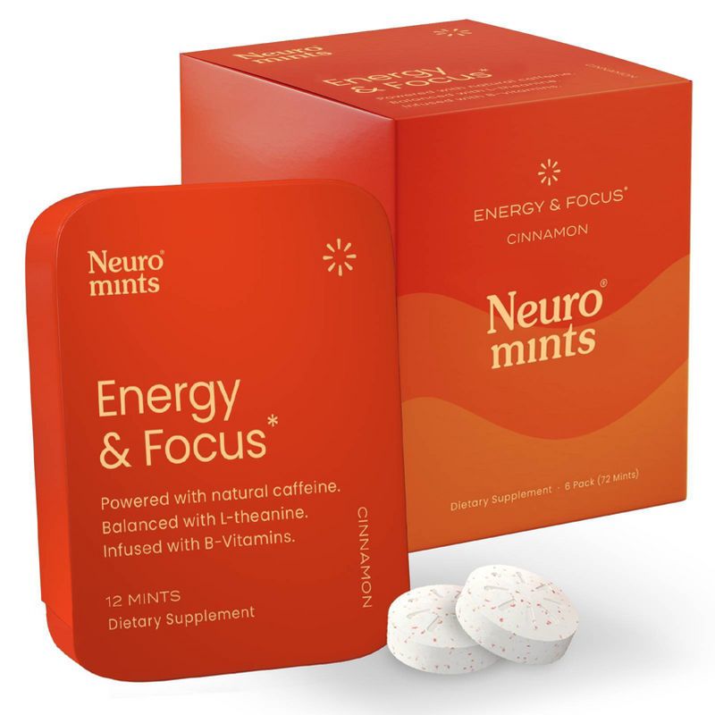 NeuroMints Vitamin B12 Chewables - Cinnamon - 72ct, 1 of 4
