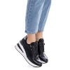 Xti Women's Wedge Sneakers with side zipper 143074 - 2 of 4