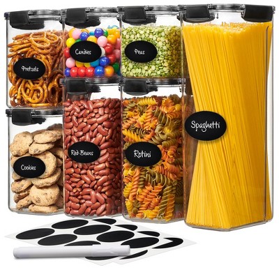 21pc Food Storage Canister Set Clear - Brightroom™: Stackable Plastic ...
