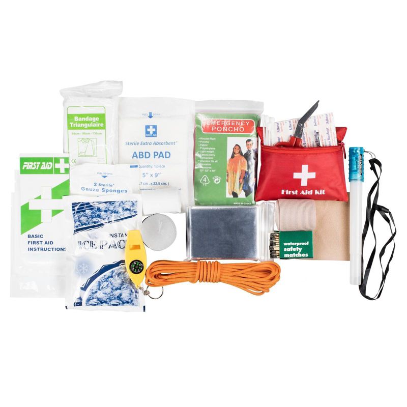 Life+Gear 130pc Waterproof Dry Bag First Aid + Survival Kit, 2 of 6