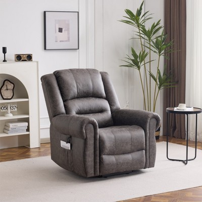 GlasFlength Accent Chairs Modern with Comfortable Seating for Living Room or Lounge Area Gray,38.6”*39”*41.3"