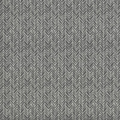 Set of 2 Square Embroidered Herringbone Throw Pillows