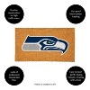 EvergreenNFLSeattle Seahawks Logo Natural Coir 28 x 16 Inches Indoor Outdoor Doormat - 4 of 4