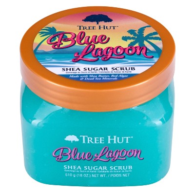 Tree Hut Blue Lagoon Shea Sugar Sea Minerals &#38; Orange Body Scrub - 18oz_4