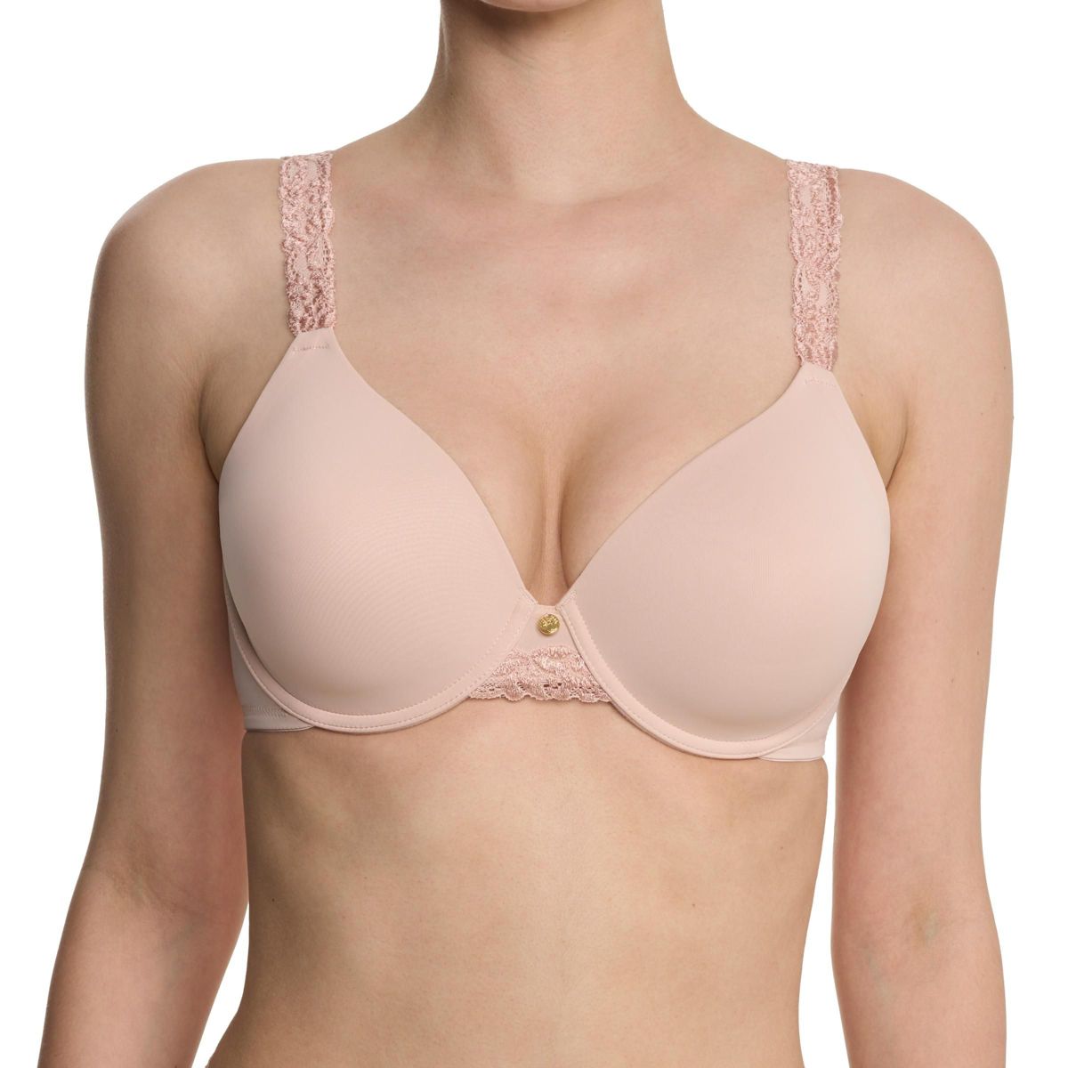 Natori Women's Body Doubles Lace Trim Full Fit T-Shirt Bra 736037 - thumbnail 8