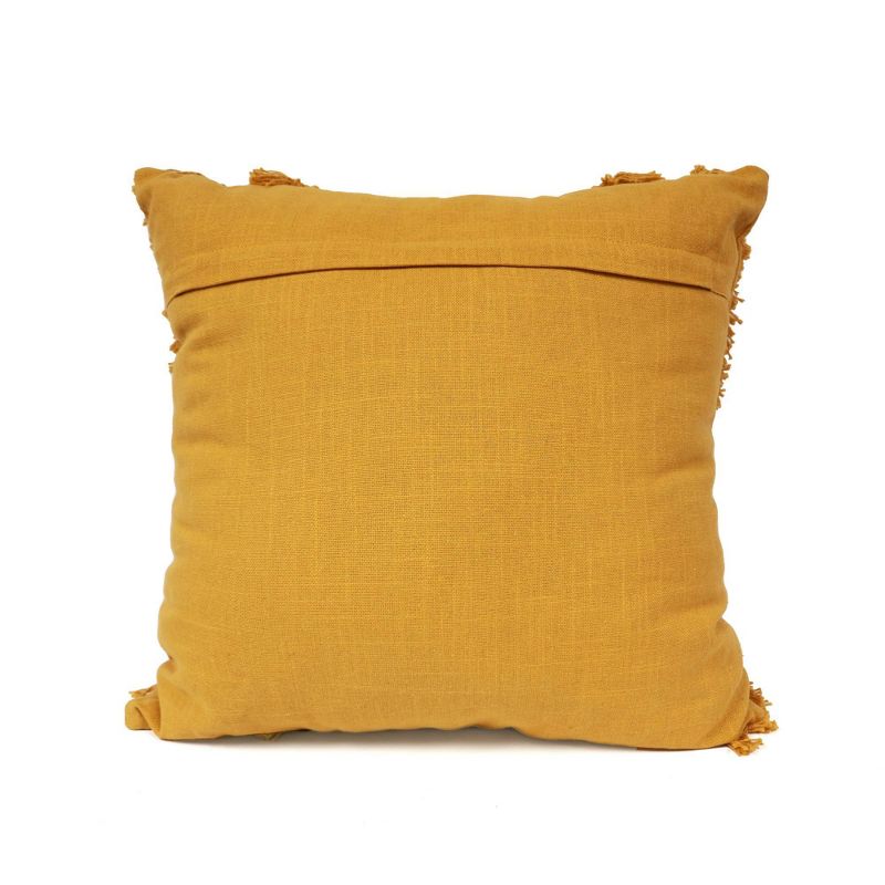 20"x20" Oversize Modern Tassel Square Throw Pillow - Lush Décor, 4 of 5