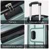 3-Pieces(20inch 24inch 28inch) Hardside Luggage Sets Expandable Luggages Spinner Suitcase With TSA Lock Lightweight Carry On Luggage - 4 of 4