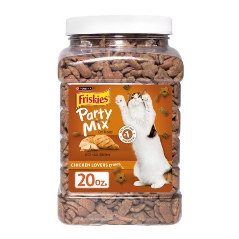 Friskies party mix naturals with real chicken best sale