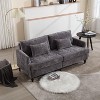 NicBex 69 Inch Loveseat,Modern Chenille Loveseat Sofa with Brown Wood Feets,Upholstered 2-Seater Couch for Living Room - 3 of 4
