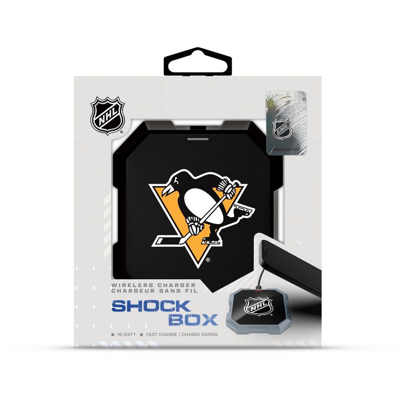 NHL Pittsburgh Penguins Wireless Charging Pad, 2 of 4