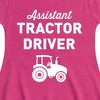 Girls' - Instant Message - Tractor Driver Assistant Fit & Flair Cap Sleeve Graphic Dress - 2 of 4