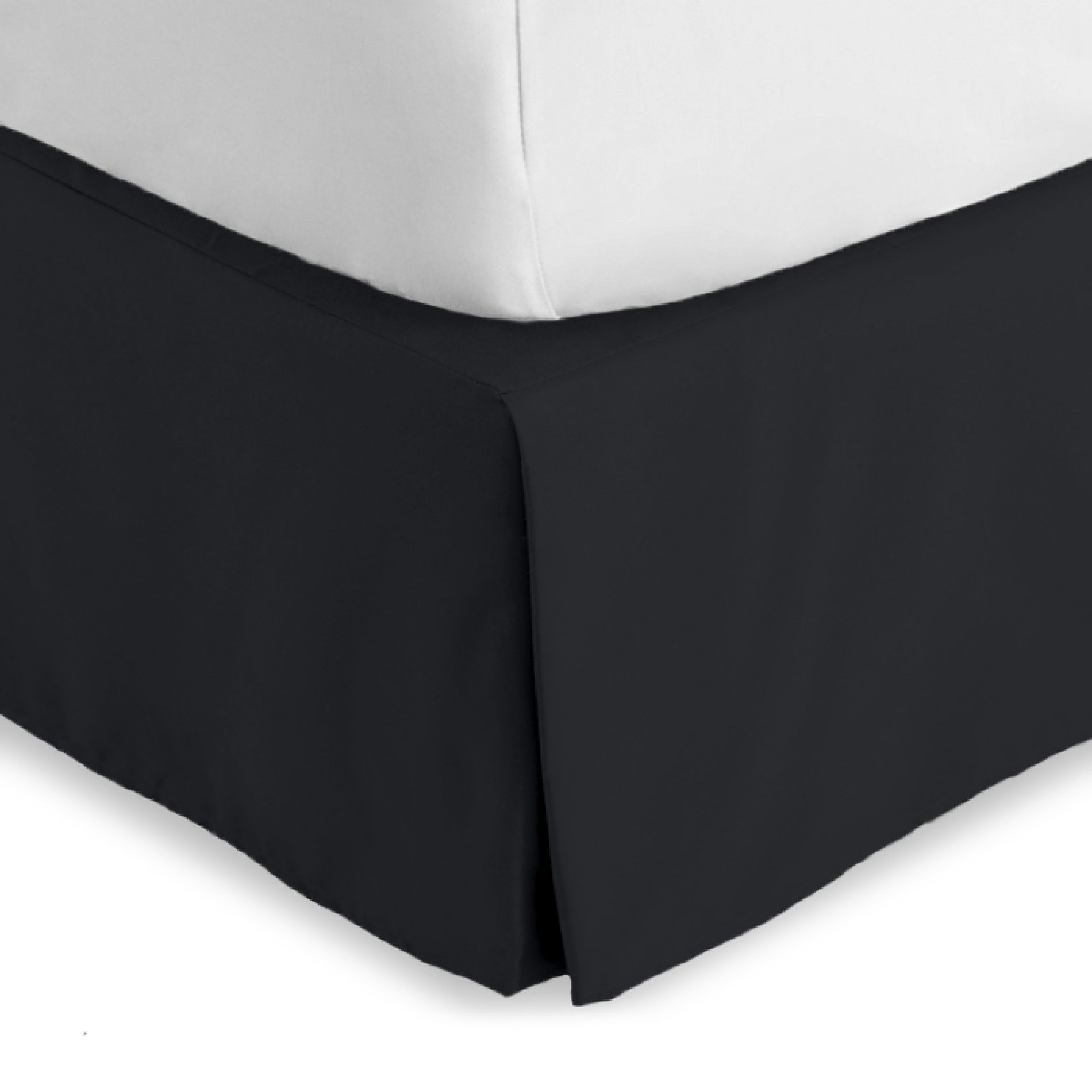 Tailored 15" Pleated Bed Skirt by Bare Home