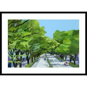 41" x 30" Tokyo Omotes and Harajuku by Hiroyuki Izutsu: Giclee Print, Modern Decor - Amanti Art - 1 of 4