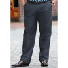 KingSize Men's Big & Tall Relaxed Fit Wrinkle-Free Expandable Waist Pleated Pants - 4 of 4