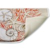 Stupell Industries Coral & White Shells Printed Plush Bath Mat And Bath Rug, Design By Paul Brent, 18"X30" - 2 of 4