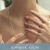 KISPER Solid 18K Gold Over 925 Sterling Silver Italian Diamond-Cut 1.5mm Braided Rope Chain Necklace - for Men & Women - Made in Italy - 2 of 4