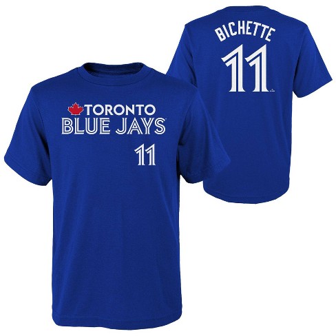 MLB Toronto Blue Jays Boys' V-Neck T-Shirt - XS