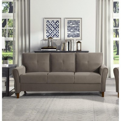 NicBex Couches for Living Room 1pc Comfort Sofa Set Chair Velvet Upholstered Sofa Plush Seatbacks with Solid Wood Frame