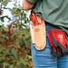 FELCO 910+, Genuine Leather Holster with Sharpener/Knife/Marker Pocket, Worn via Belt or Clip, American Made - 2 of 3