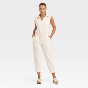 Women's Leisure Studio Fleece Jumpsuit - Universal Thread™ - 1 of 3