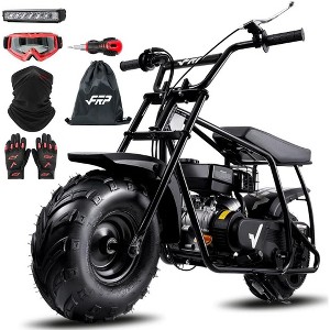 FRP Mini Bike GMB100, 99CC Gas Powered 4-Stroke 3HP, Off-Road for Kids/Adult, Trail Up to 28 Mph, Weight Support Up to 220 LBS - 1 of 4
