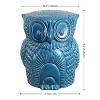 JONATHAN Y Millie 17.5" Classic Vintage Ceramic Indoor/Outdoor Owl Garden Stool - 3 of 4