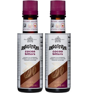 Angostura Cocoa Bitters - 4 FL OZ, Premium Cocktail Bitters for Home and Professional Mixologists, Kosher Certified, Sodium-Free Flavor Enhancer - 1 of 4