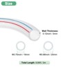 Unique Bargains Clear Braided Tube PVC High Pressure Industrial Tubing 1 Pc - 3 of 4