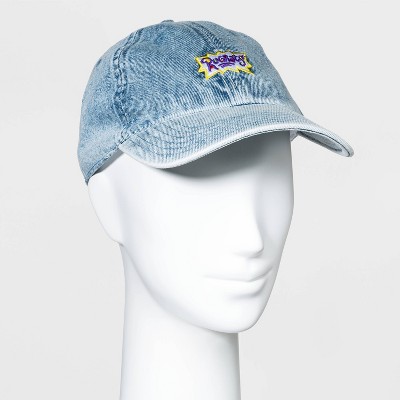 denim baseball cap